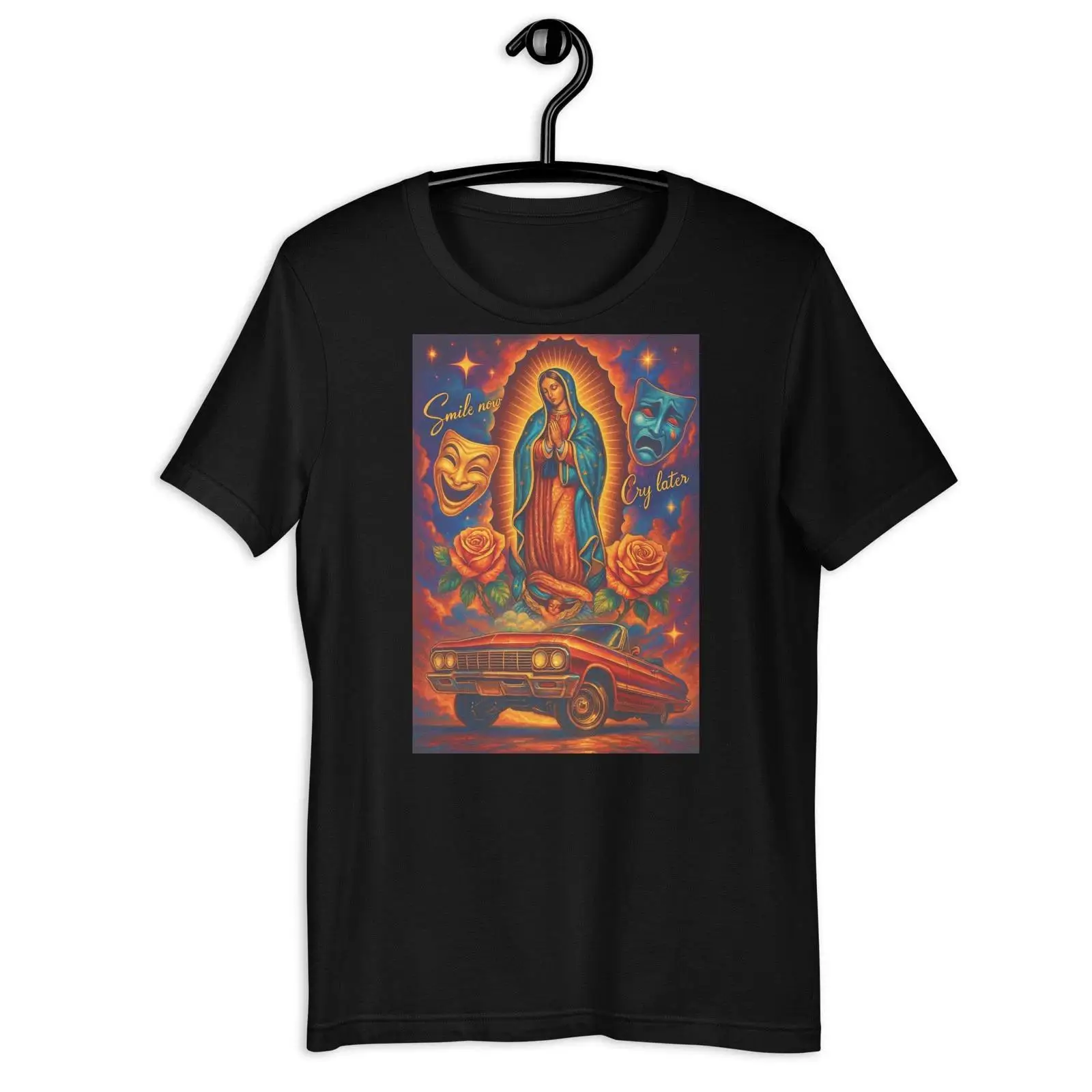 Street Fashion Now - Koszulka Virgin Mary Lowrider Smile Now