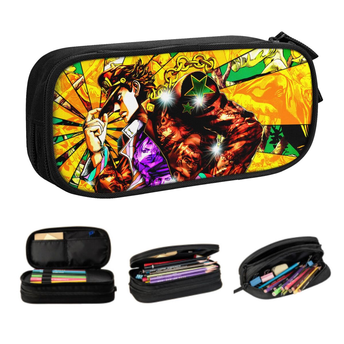 Street Fashion Blog - Niestandardowe koreańskie piórniki JoJo Bizarre Adventure