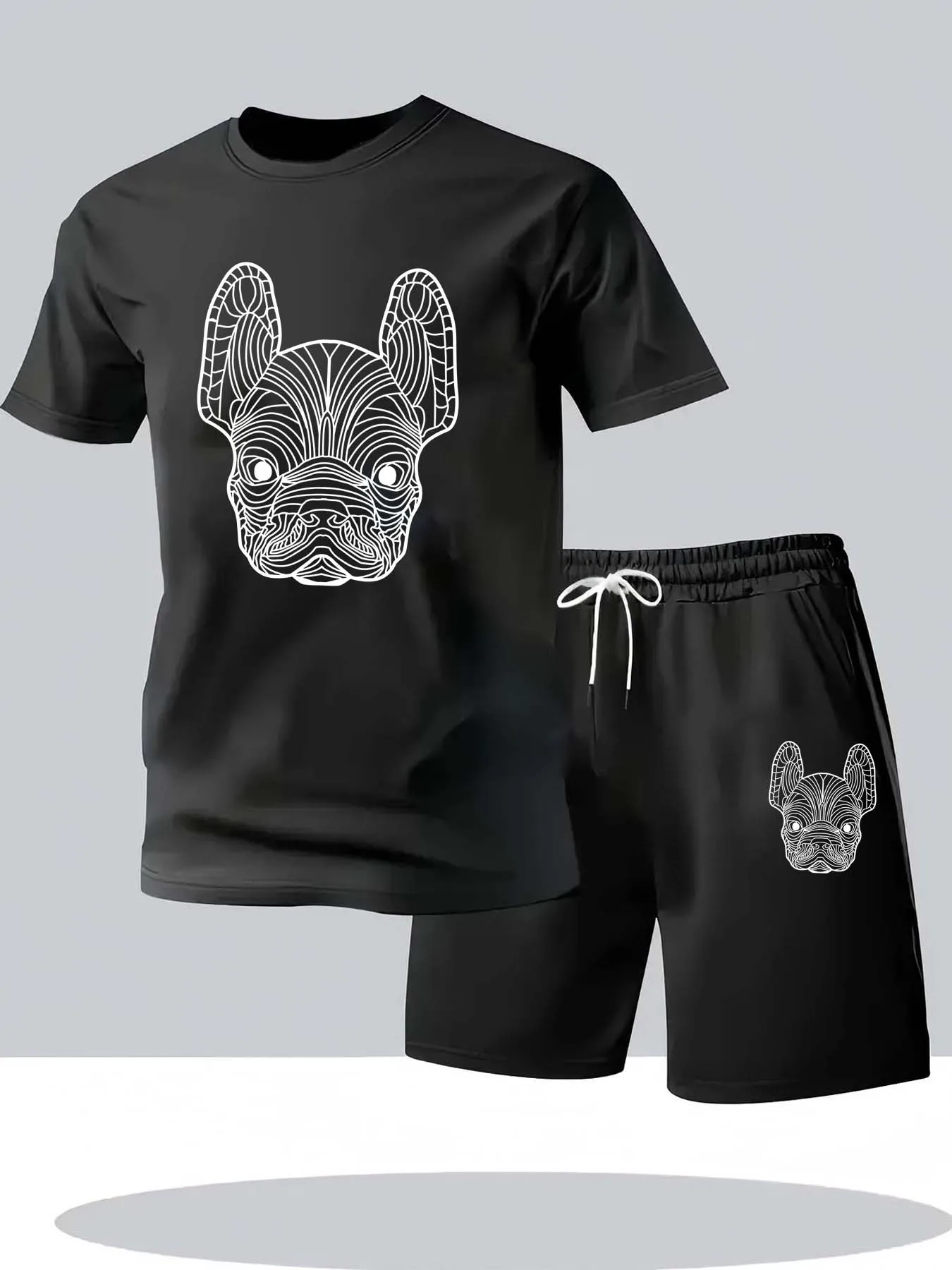 Street Fashion Tshirt - Letni męski zestaw: szybkoschnąca koszulka z