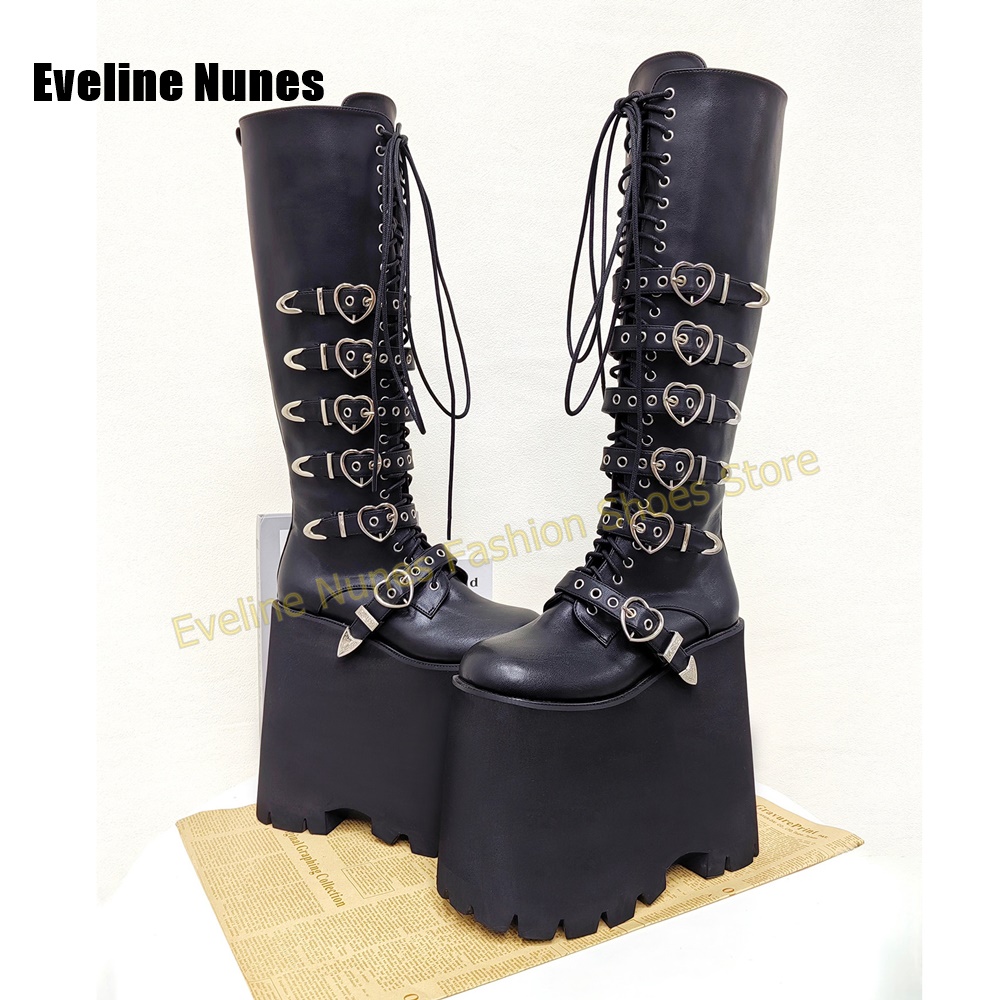Street Fashion Punk - Buty na wysokiej platformie w stylu