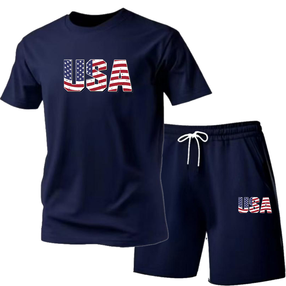 Street Fashion Tshirt - Męski Nowy Zestaw Ubrań Ulicznych w