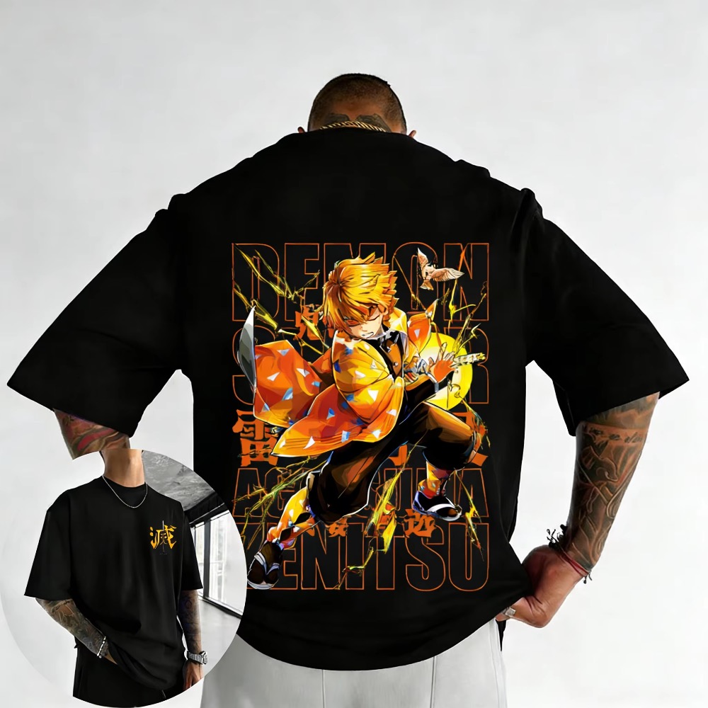 Koszulka Plus Size Demon Slaye – Street Fashion Anime recenzja i cena