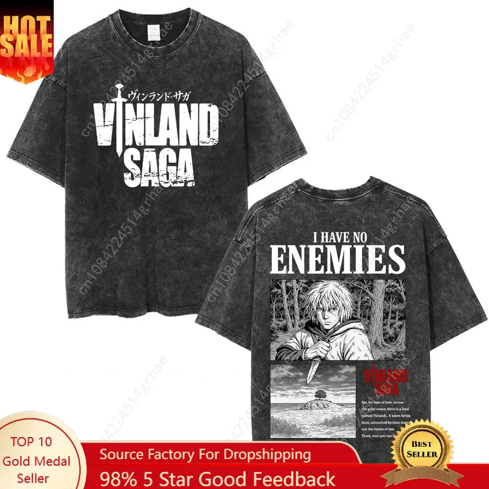 Koszulka Vintage Washed Anime  – Street Fashion Anime recenzja i cena