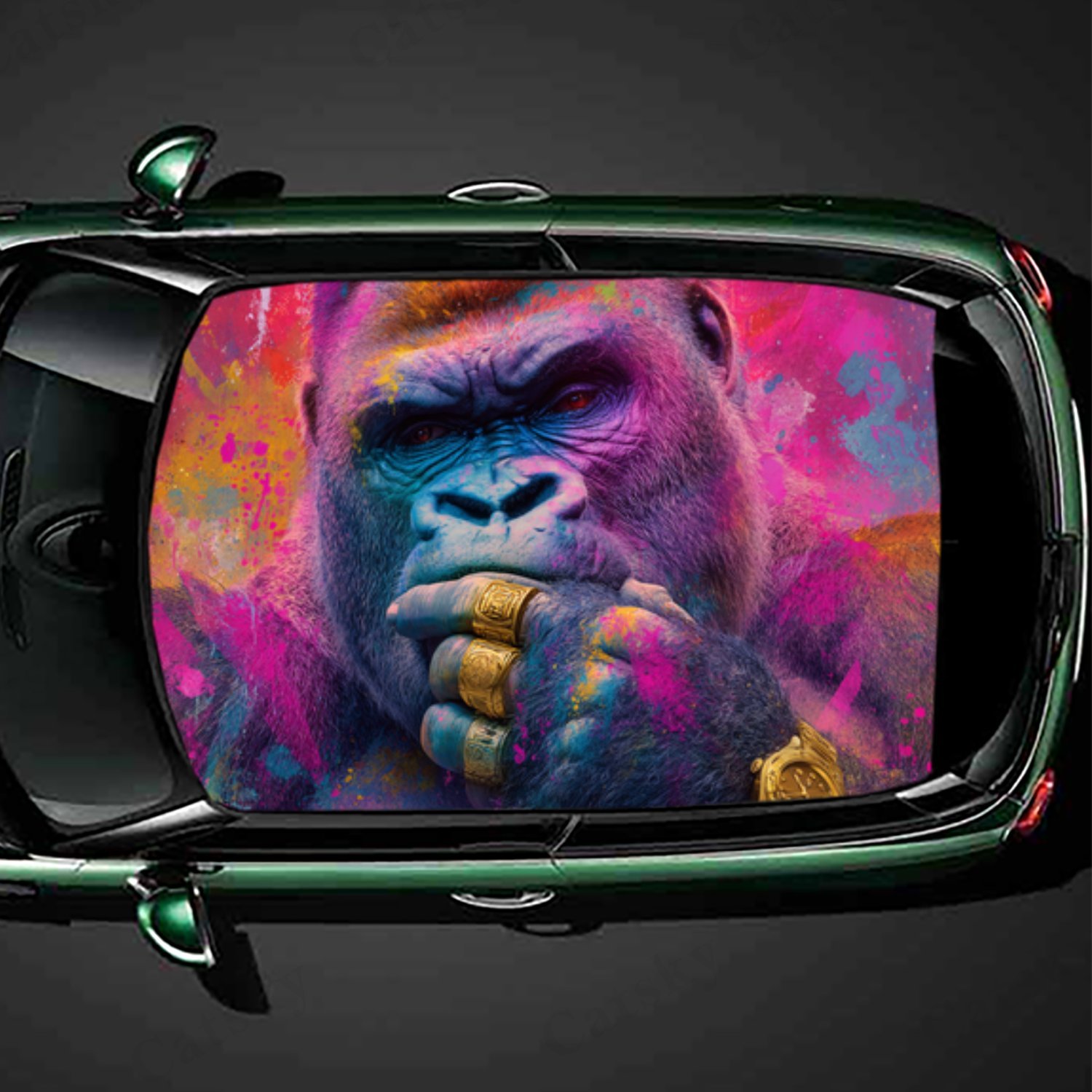 Modny street art, naklejka na  – Street Fashion Pose recenzja i cena