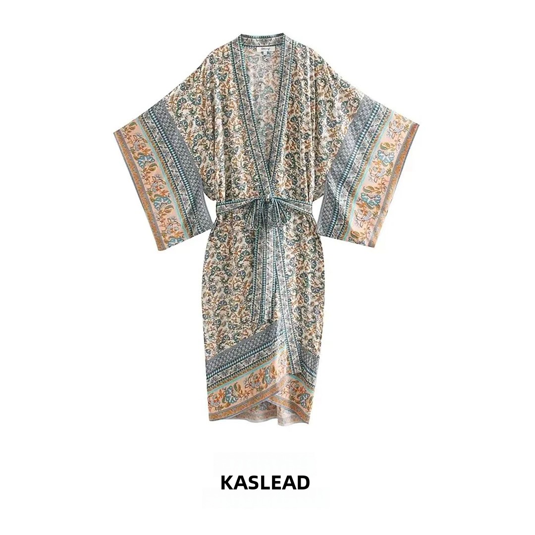 KASLEAD Nowa Damska Sukienka-K – Street Fashion Kimono recenzja i cena