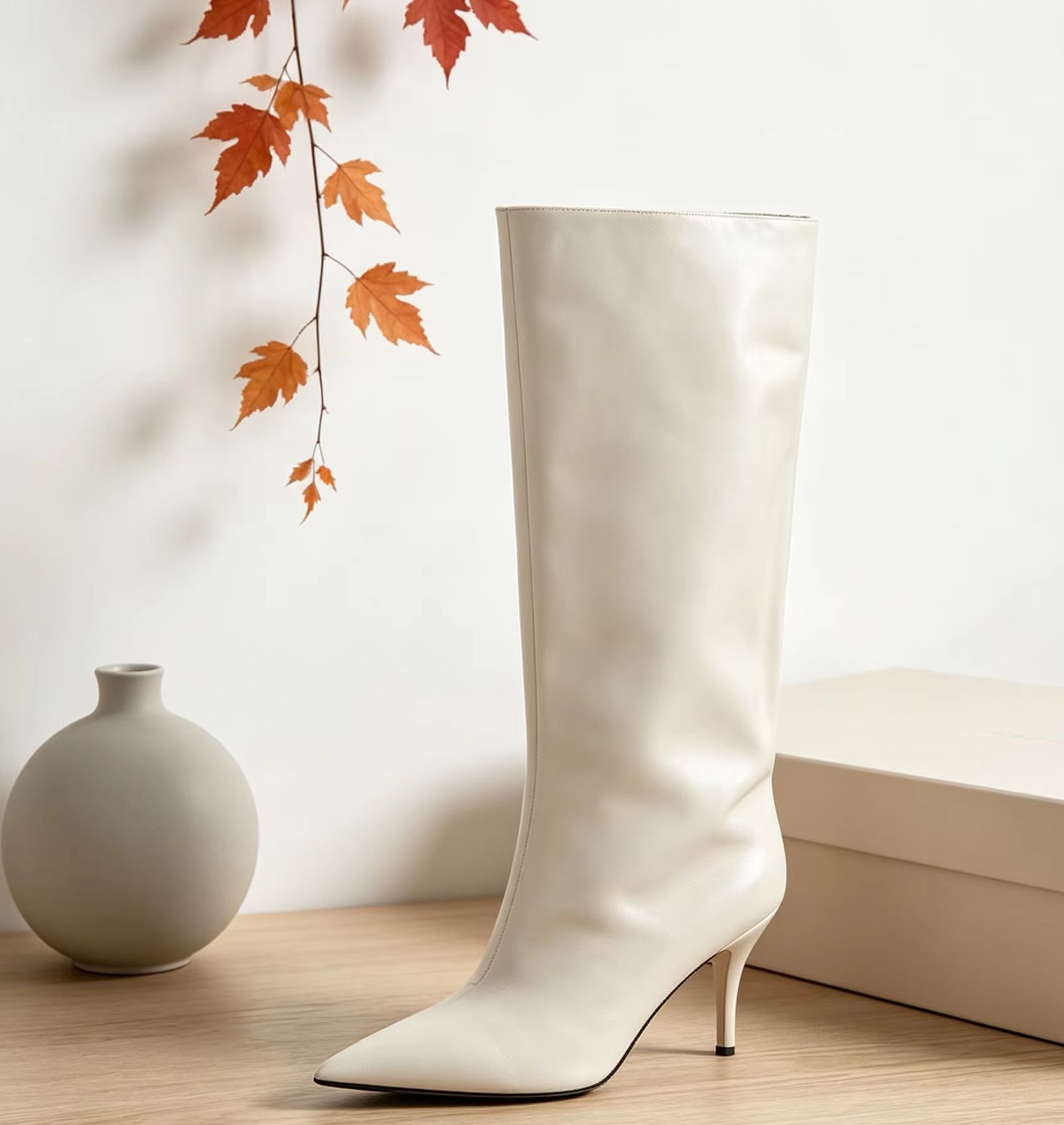 Wysokie kozaki z szerokim mank – Street Fashion Ladies recenzja i cena