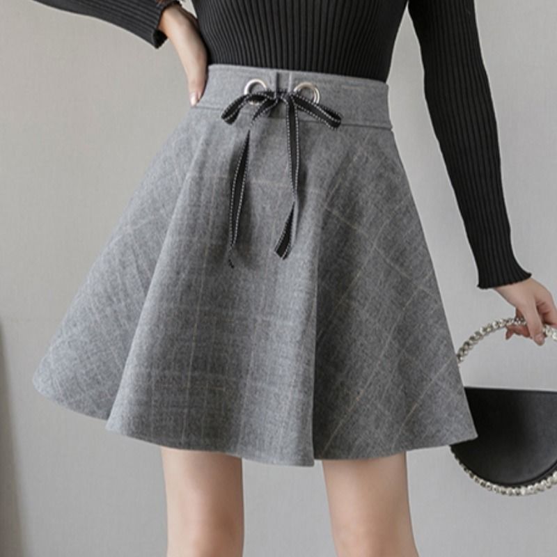 Wysoka talia w kratę Vintage k – Street Fashion Now recenzja i cena