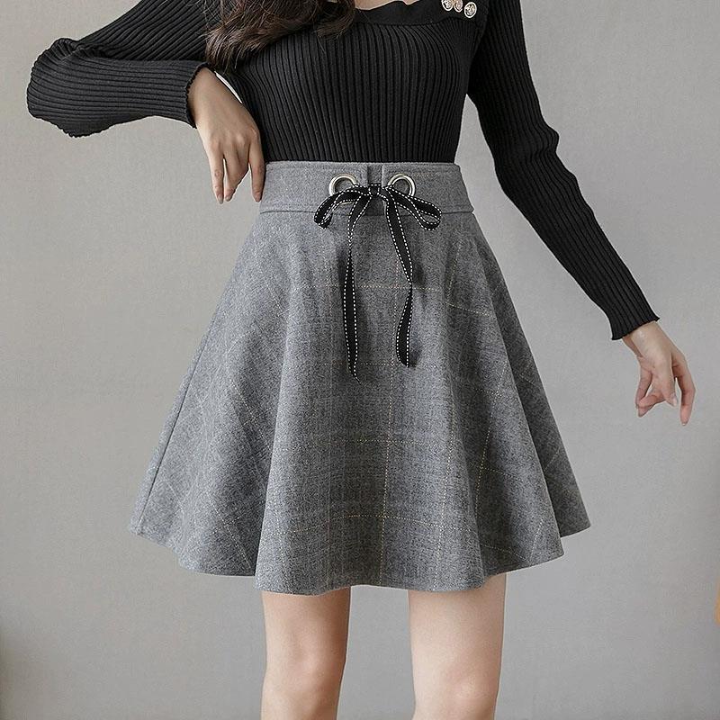 Wysoka talia w kratę Vintage k – Street Fashion Now recenzja i cena