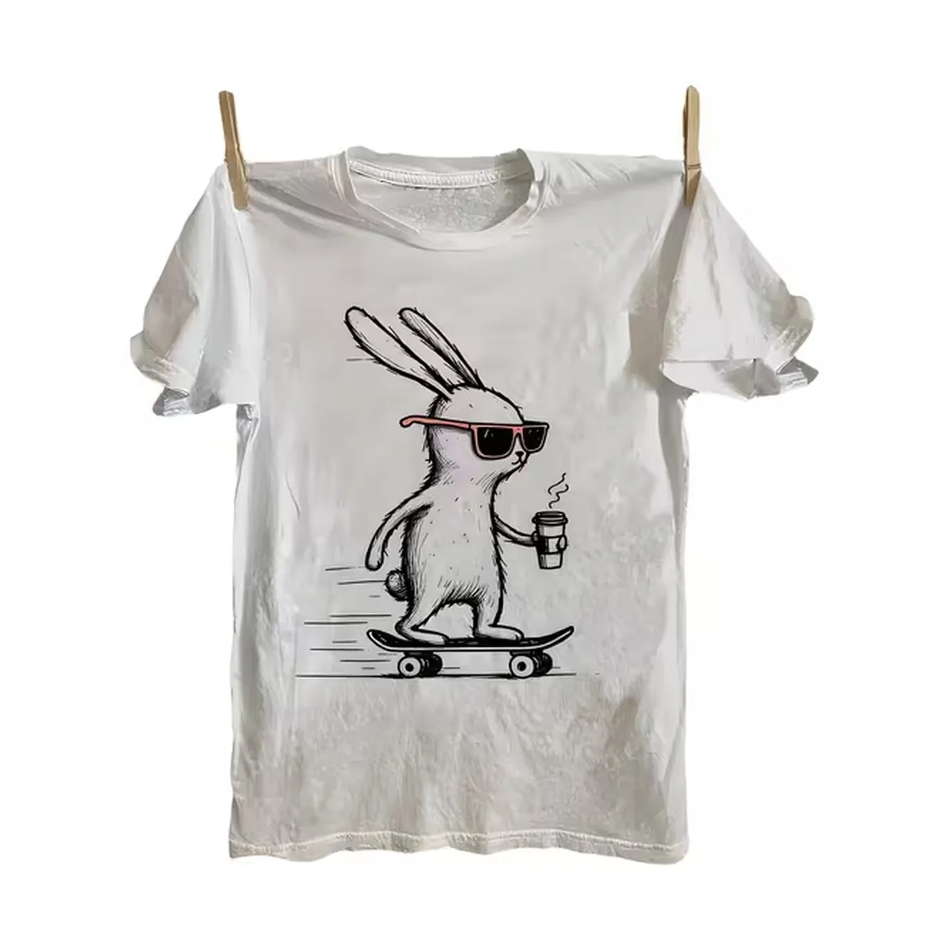 Męska koszulka T-shirt biała,  – Street Fashion Anime recenzja i cena