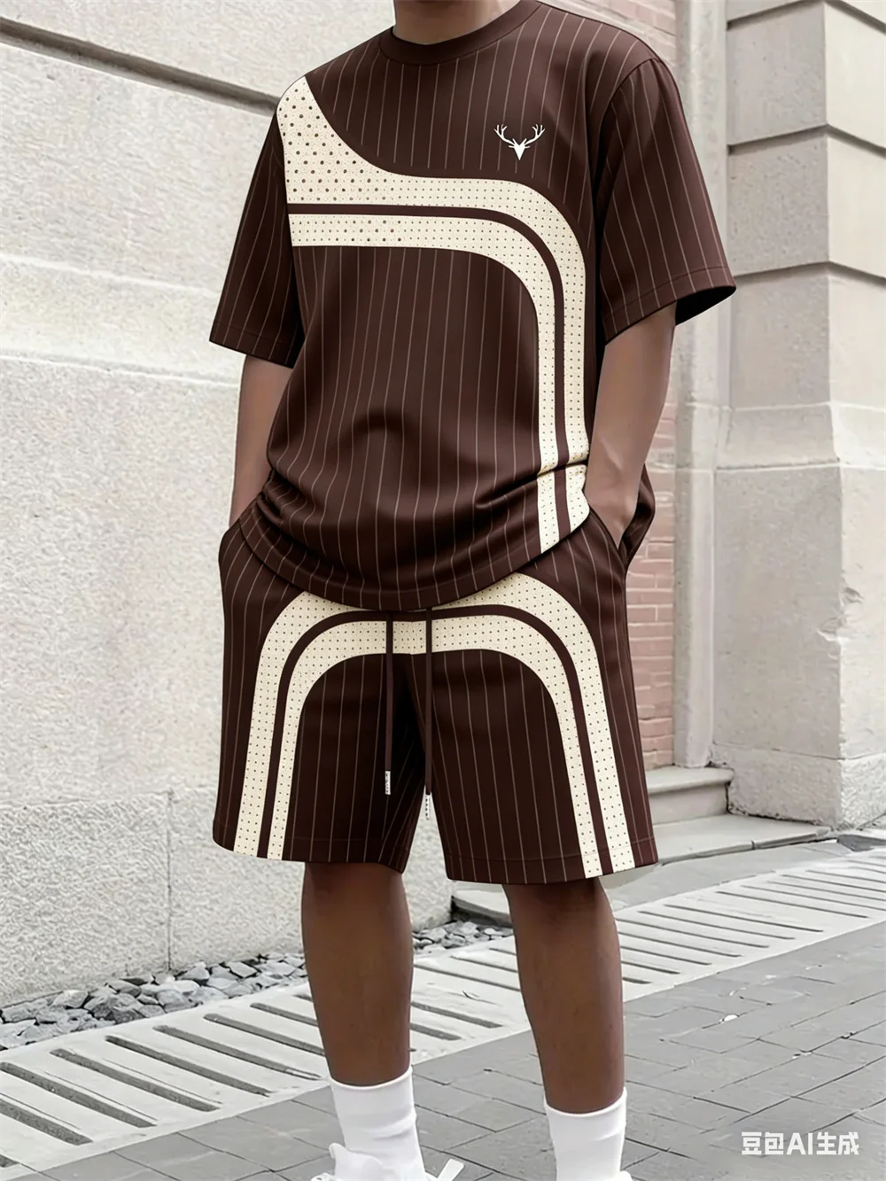 Modny letni męski zestaw: T-sh – Street Fashion Tshirt recenzja i cena