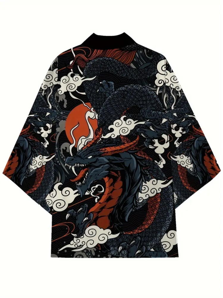 Męska moda japońska letnia kim – Street Fashion Kimono recenzja i cena