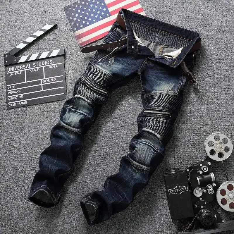 Punk Street Style Ripped Skinn – Distressed Jean Rip recenzja i cena