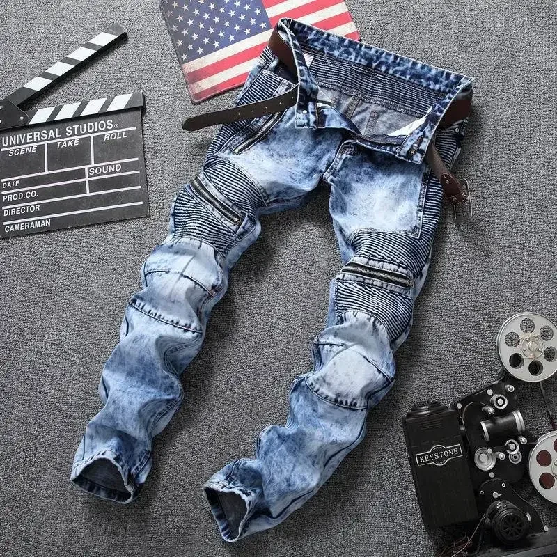 Punk Street Style Ripped Skinn – Distressed Jean Rip recenzja i cena